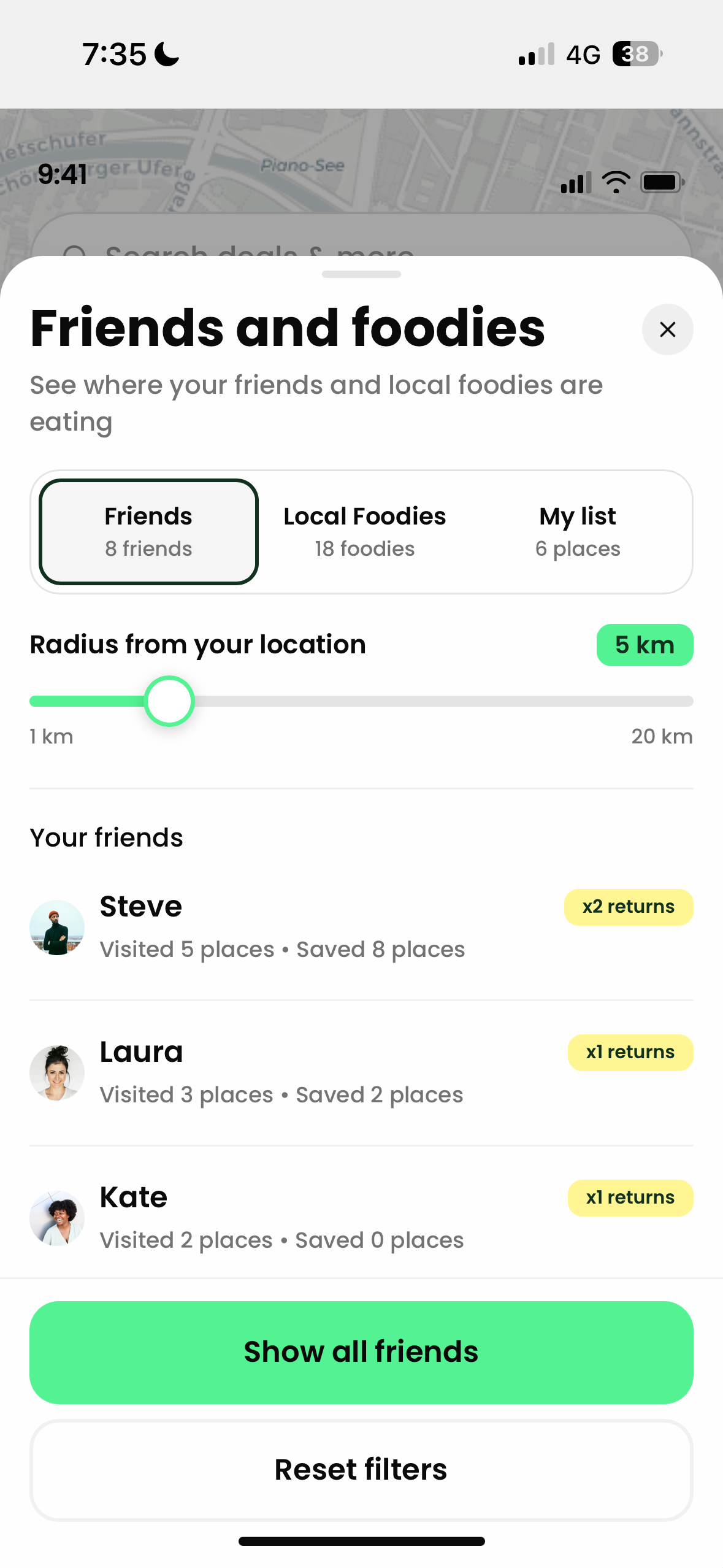 Friends and Foodies filter