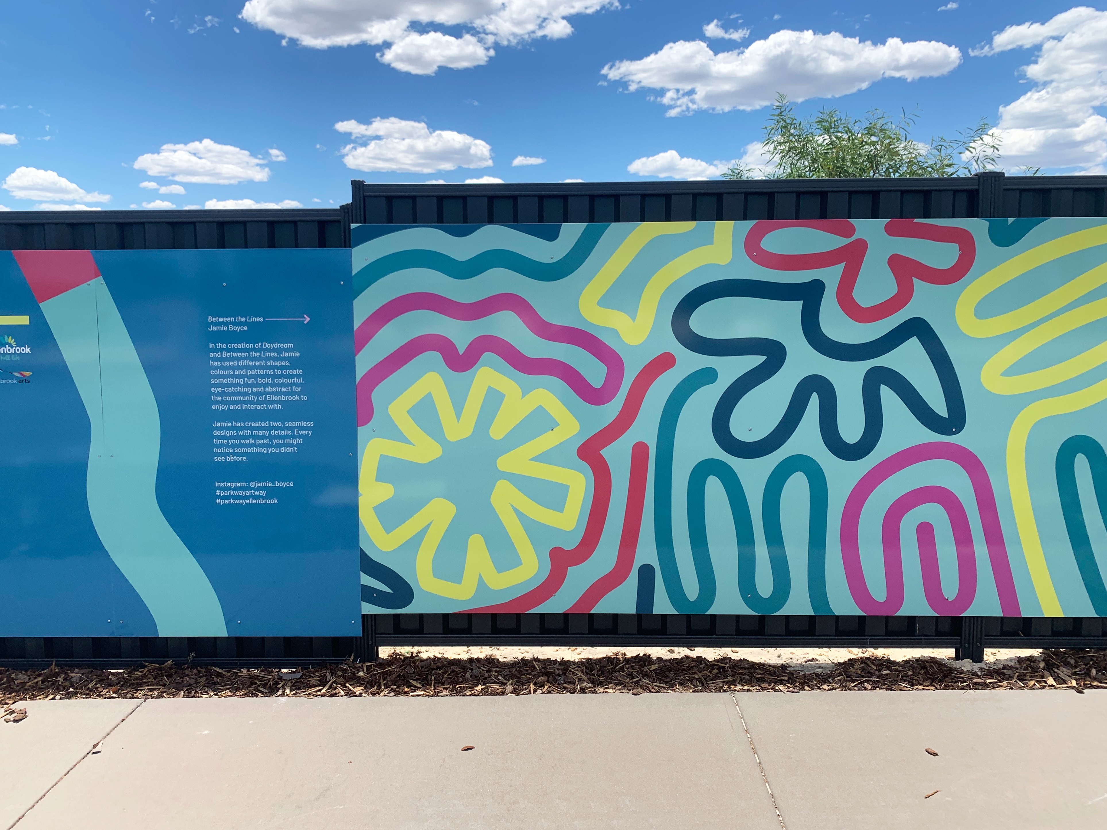 Parkway Artway mural illustration